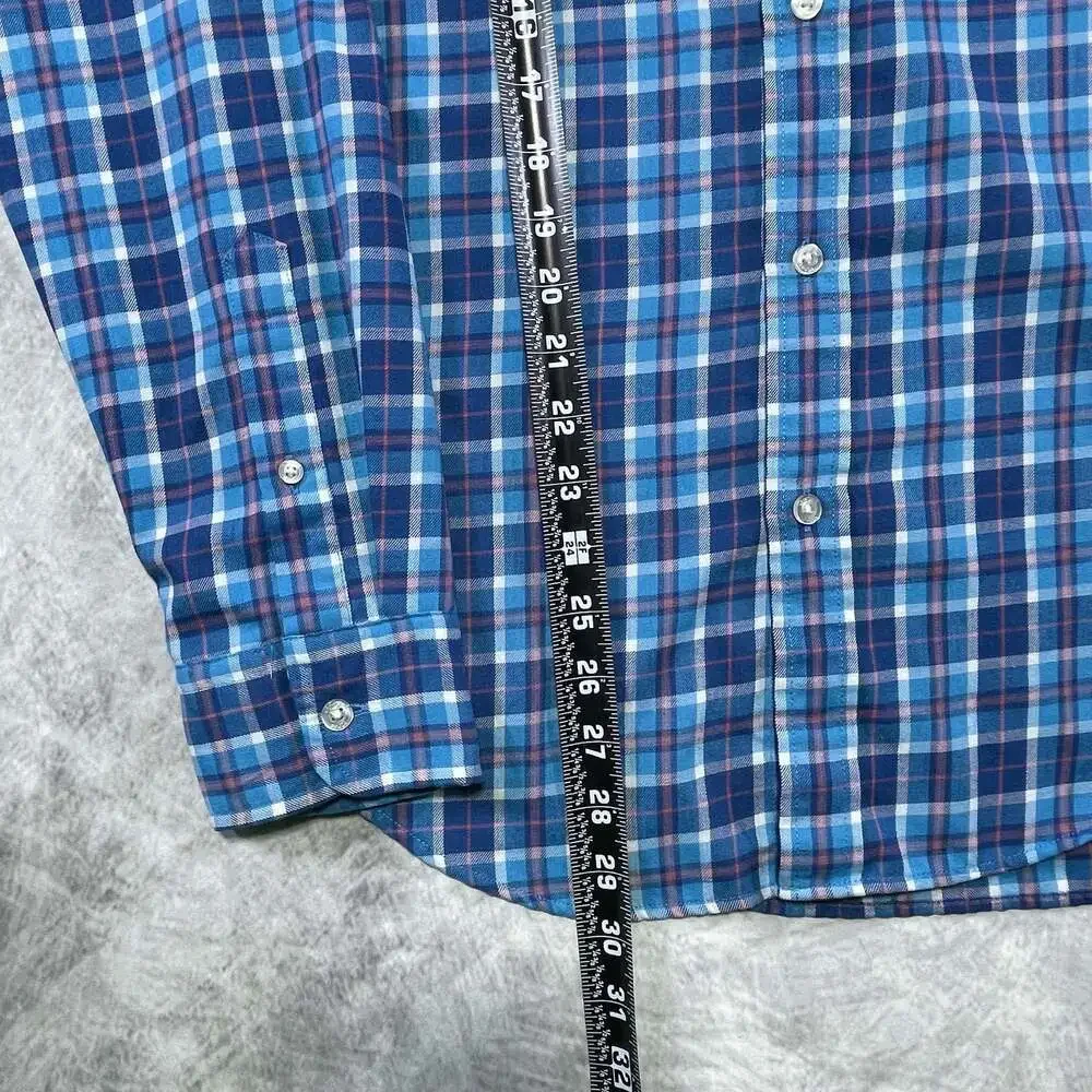 Vineyard Vines Performance Classic Tucker Plaid Flannel Button Down Shirt Sz S